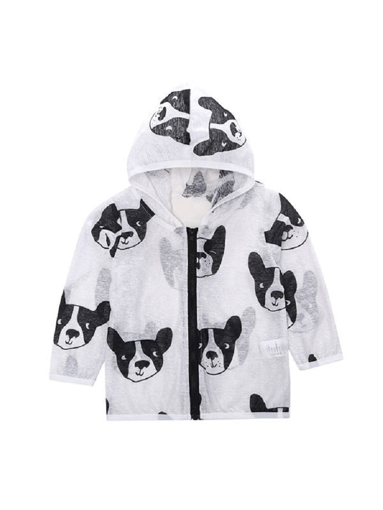 Dogs Head Printed Hoodie Jacket - bounti4lme