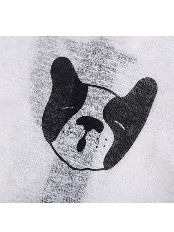 Dogs Head Printed Hoodie Jacket - bounti4lme