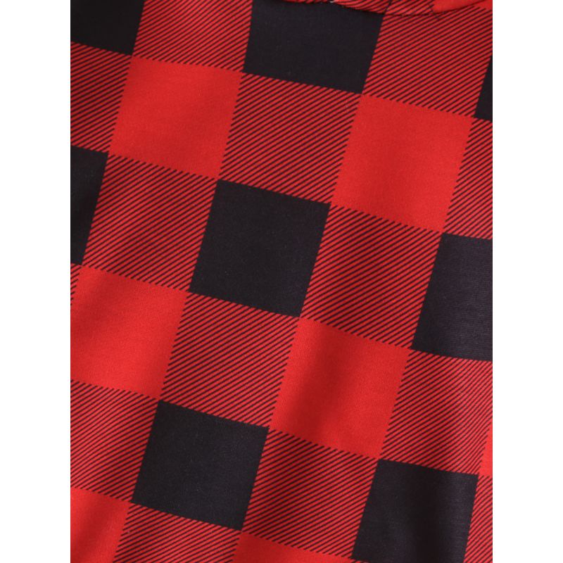 Boy's Checkered Hoodie - bounti4lme