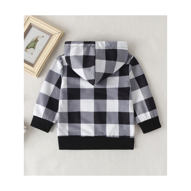 Boy's Checkered Hoodie - bounti4lme