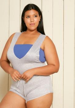 Sleeveless Drawstring Plus Size Romper - bounti4lme