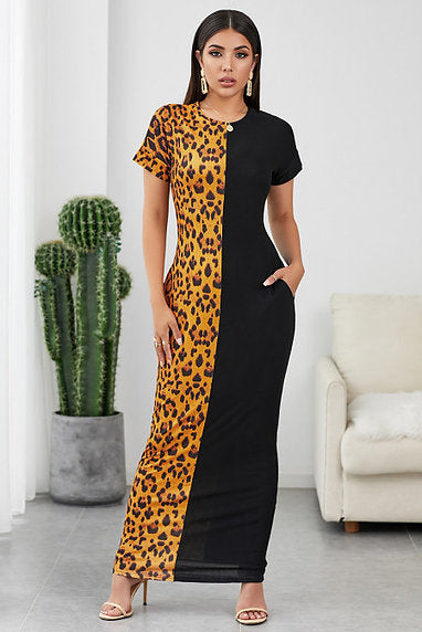 My Other Half Cheetah Print Maxi Dress - bounti4lme