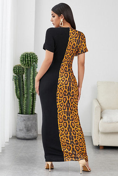 My Other Half Cheetah Print Maxi Dress - bounti4lme