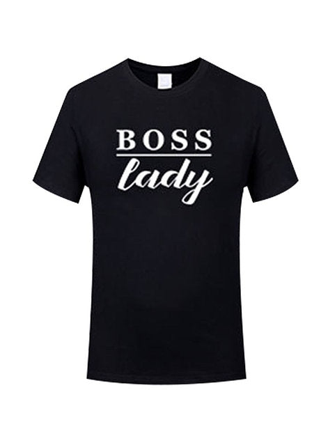 Boss Lady Black T-shirt - bounti4lme