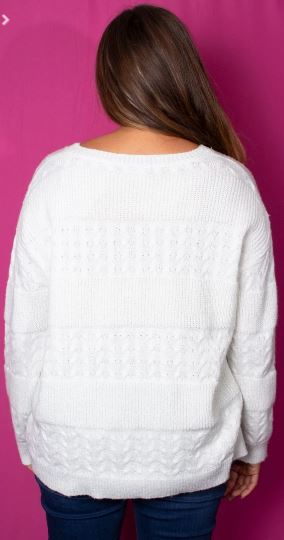 Heavenly Knit Long Sleeve Sweater Plus Size - bounti4lme